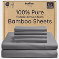 Bambaw 100% Viscose Derived from Bamboo Queen Sheets - Cooling Comfort