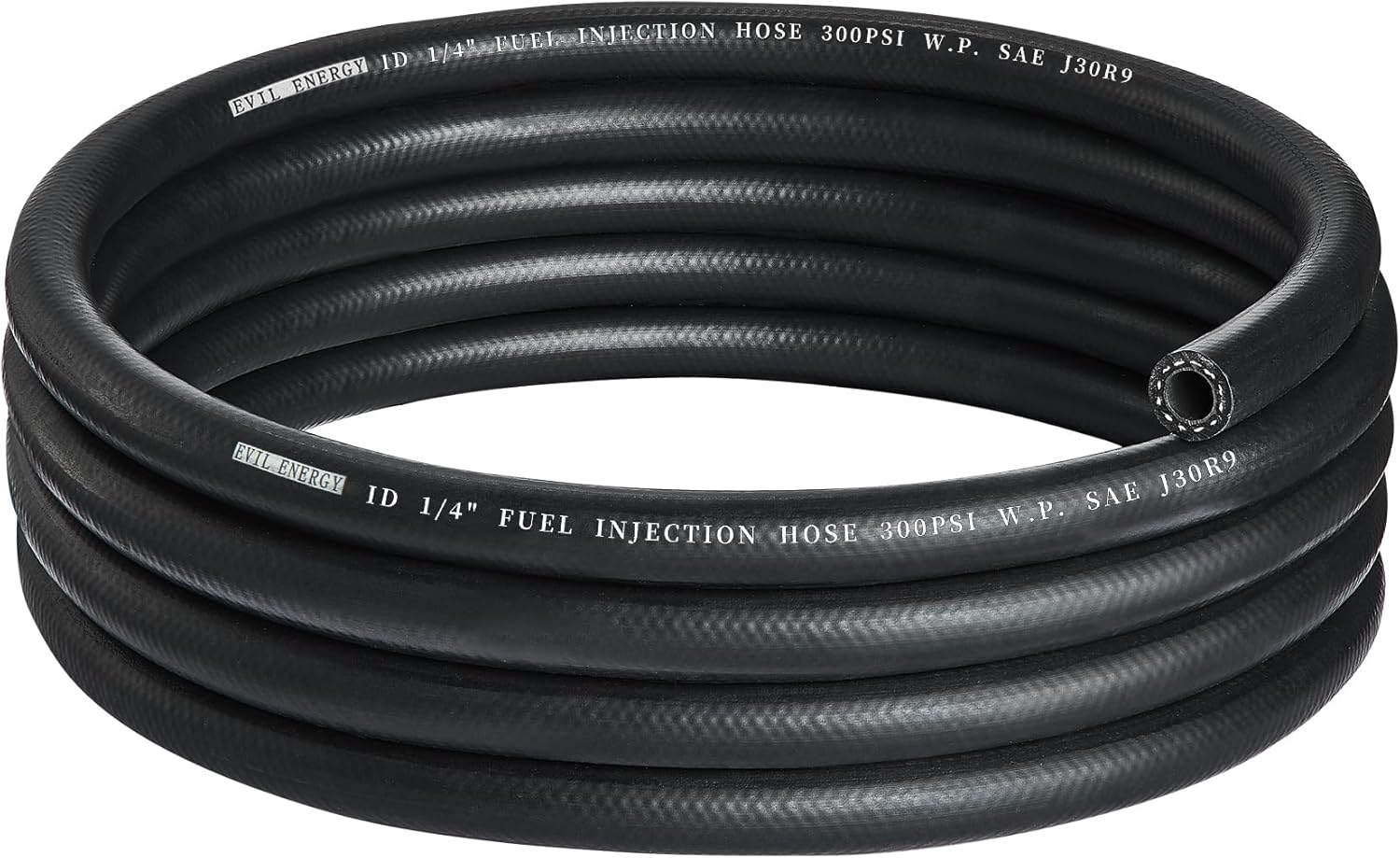1/4 Fuel Line Hose by EVIL ENERGY - Durable 10FT Rubber Hose