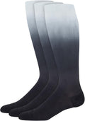 15-20mmHg Knee High Compression Socks Pack of 3 - Black Ombre