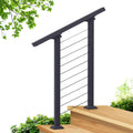 Cable Hand Rails for Outdoor Steps - Modern Cable Wire Railing