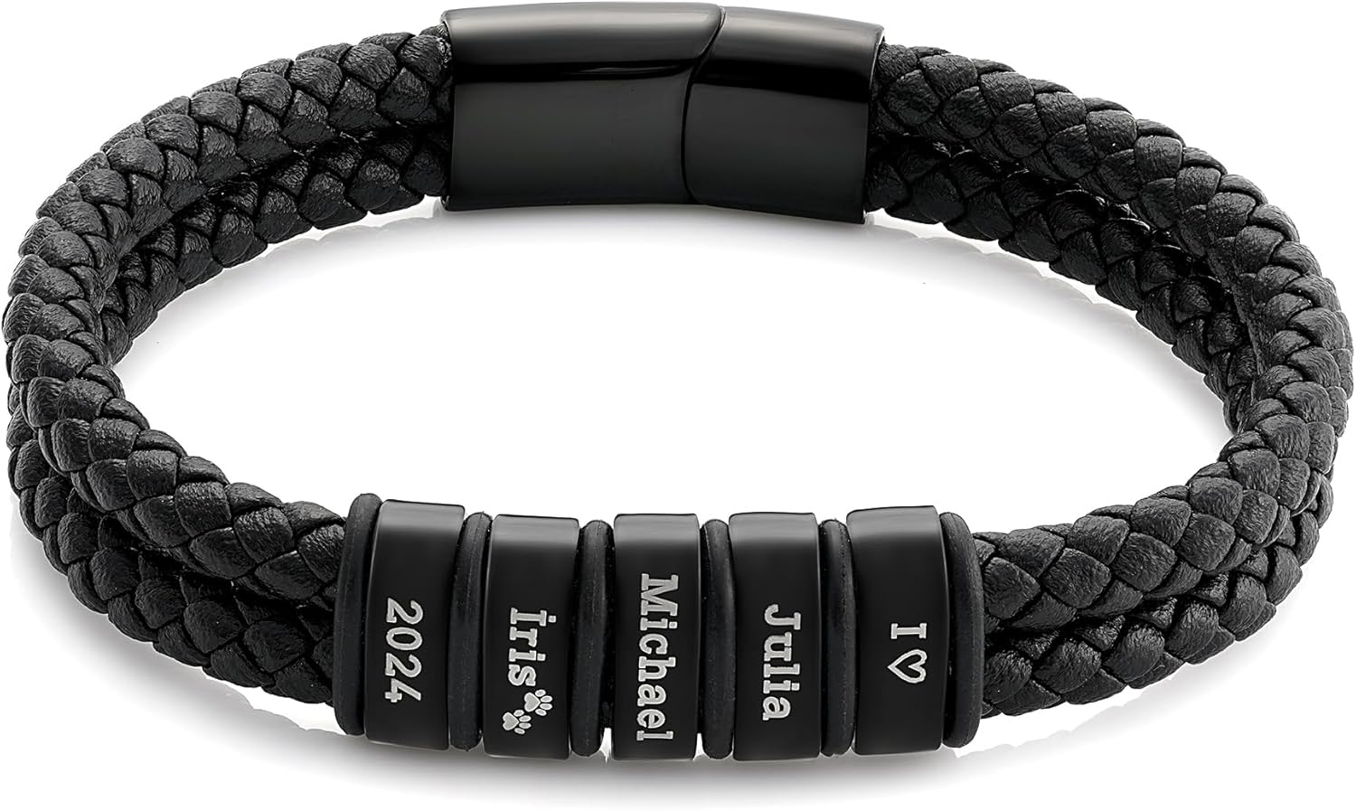 Custom Leather Bracelet: Perfect Gift for Him
