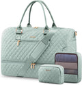 Travel Duffle Bag for Women 40L 3-Piece Set - Weekender & Gym