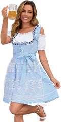 Populus Oktoberfest Dirndl Dress 2-piece - Classic Bavarian Style
