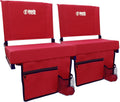 Wide Stadium Seat with Extra Thick Cushion - Lightweight Bleacher
