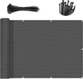 Sunny Guard Customized 3ft x 22ft Dark Grey Balcony Privacy Screen
