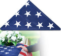 Folded Memorial American Flag 5 x 9.5 ft - Prefolded Burial Flag