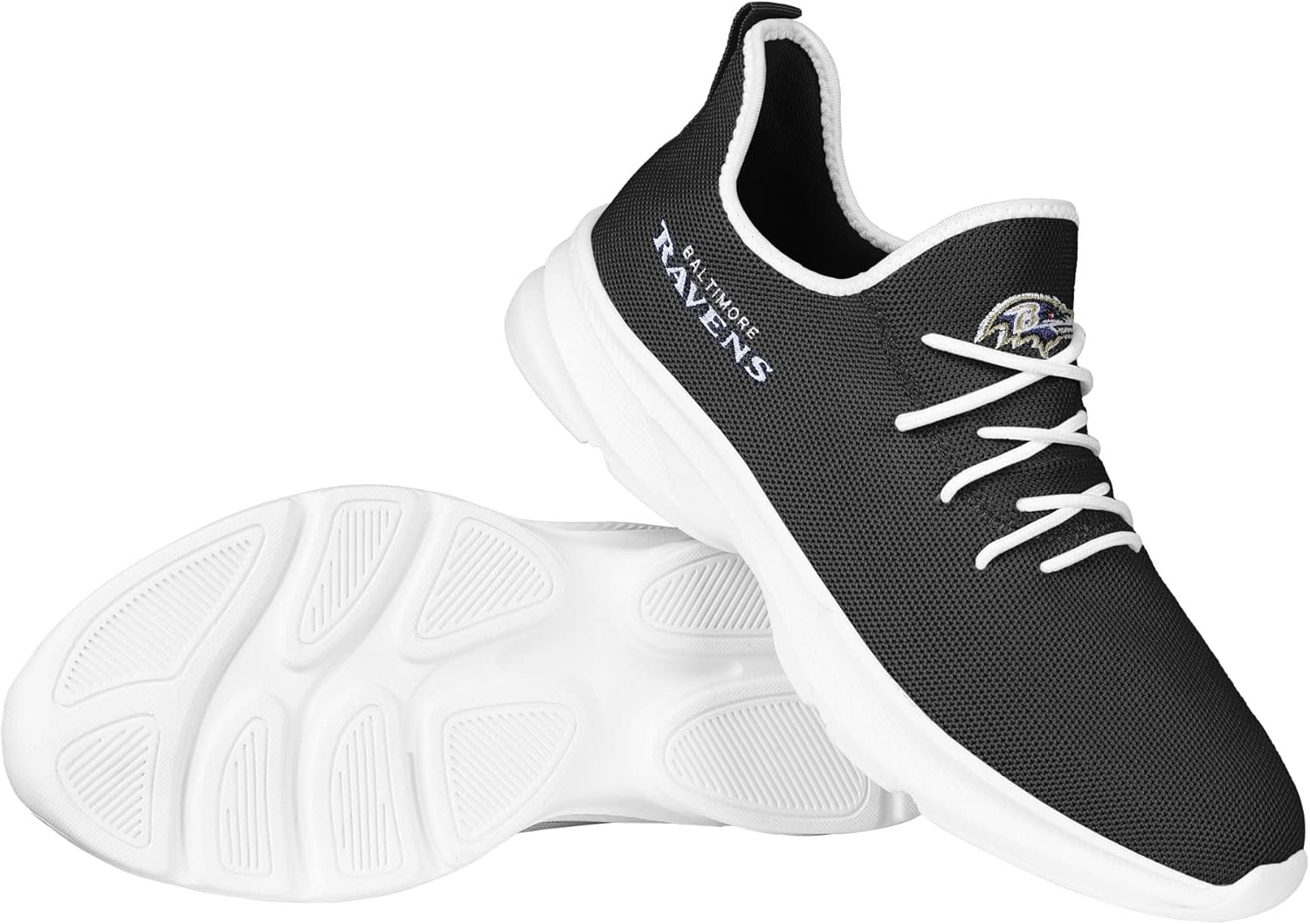 FOCO Men's NFL Team Logo Gradient Athletic Shoes for Fans