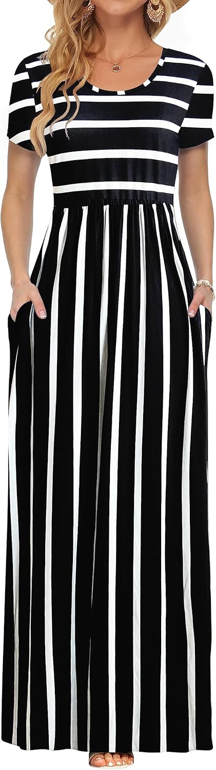 AUSELILY Women's Casual Maxi Dresses for Summer Style 2025