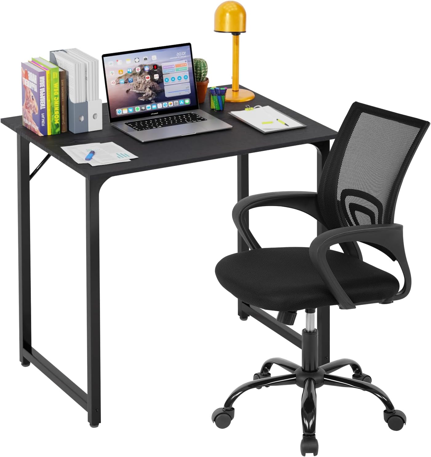 Adjustable Ergonomic Desk & Chair Set for Home Office