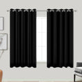 KOUFALL Halloween Blackout Curtains - 60x48 Inch for Kitchen & Bathroom