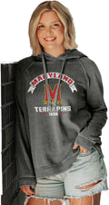 Maryland Terrapins Women's Burnout Hoodie for Team Pride
