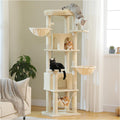 PAWZ Road 70 in Tall Cat Tower with Hammock and Top Perch - Multi
