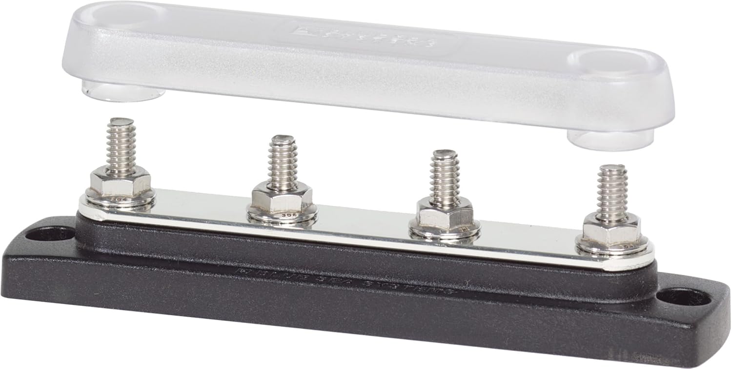 150 Amp Common BusBar with Cover for Reliable Electrical Connections