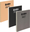 SoHo Open Bound Sketch Pads - Lay-Flat 11x14 3-Pack