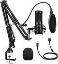 Aokeo USB Condenser Microphone Kit - Clear PC Streaming Sound