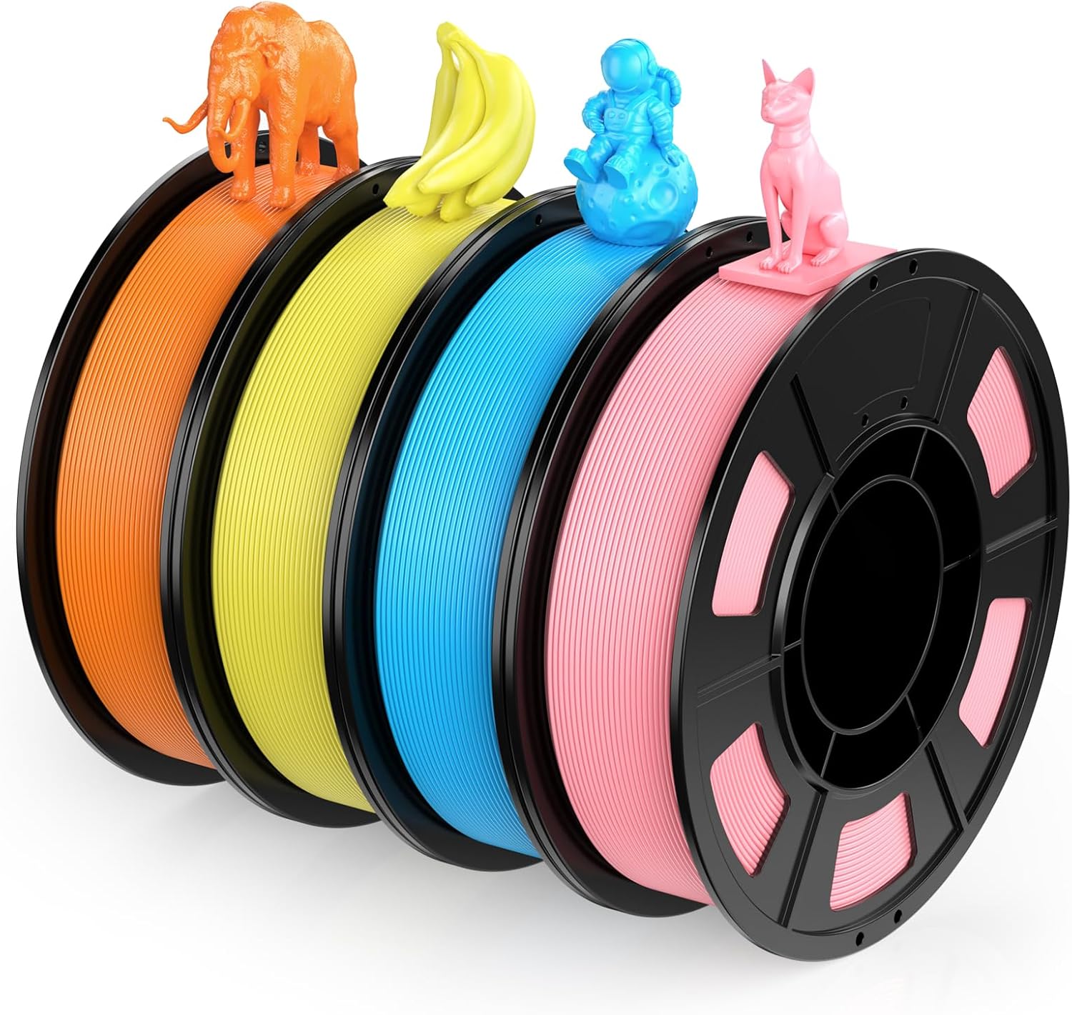 ENTINA 4 Colors PLA 3D Printer Filament Bundle for 3D Printers