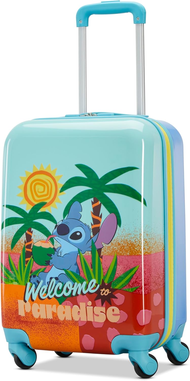 Disney Stitch Carry-On Luggage - Durable Hardshell Design