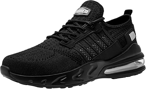 LARNMERN Steel Toe Shoes for Men - Durable Waterproof Work Sneakers