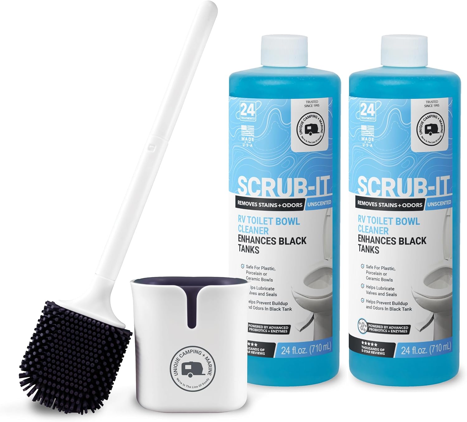 Unique RV Toilet Cleaner Combo Pack for Sparkling Clean Toilets