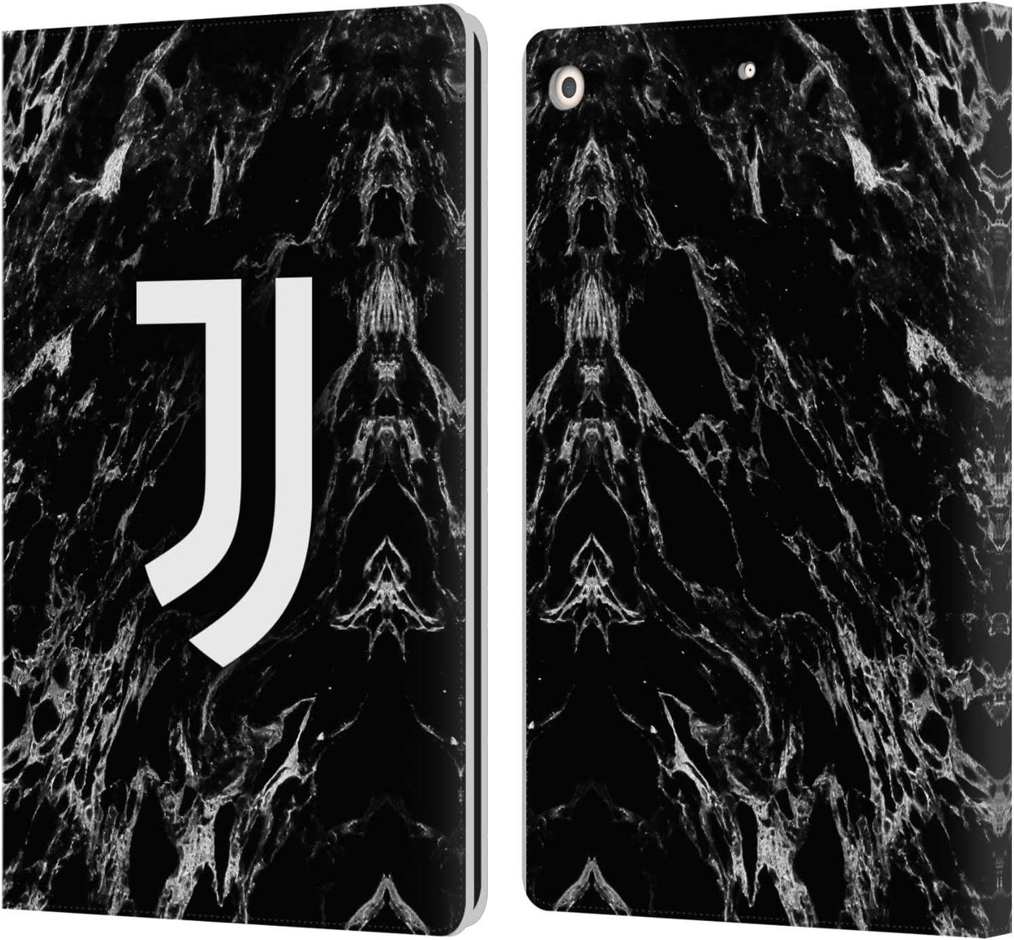 Juventus Football Club Black Marble Leather Wallet Case for iPad