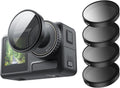 Camera Lens Filter Set for DJI Action 5 Pro 4 3 - CPL + ND Set