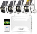 Solar Security Cameras Outdoor Wireless 4MP 4-Camera Set - Solar
