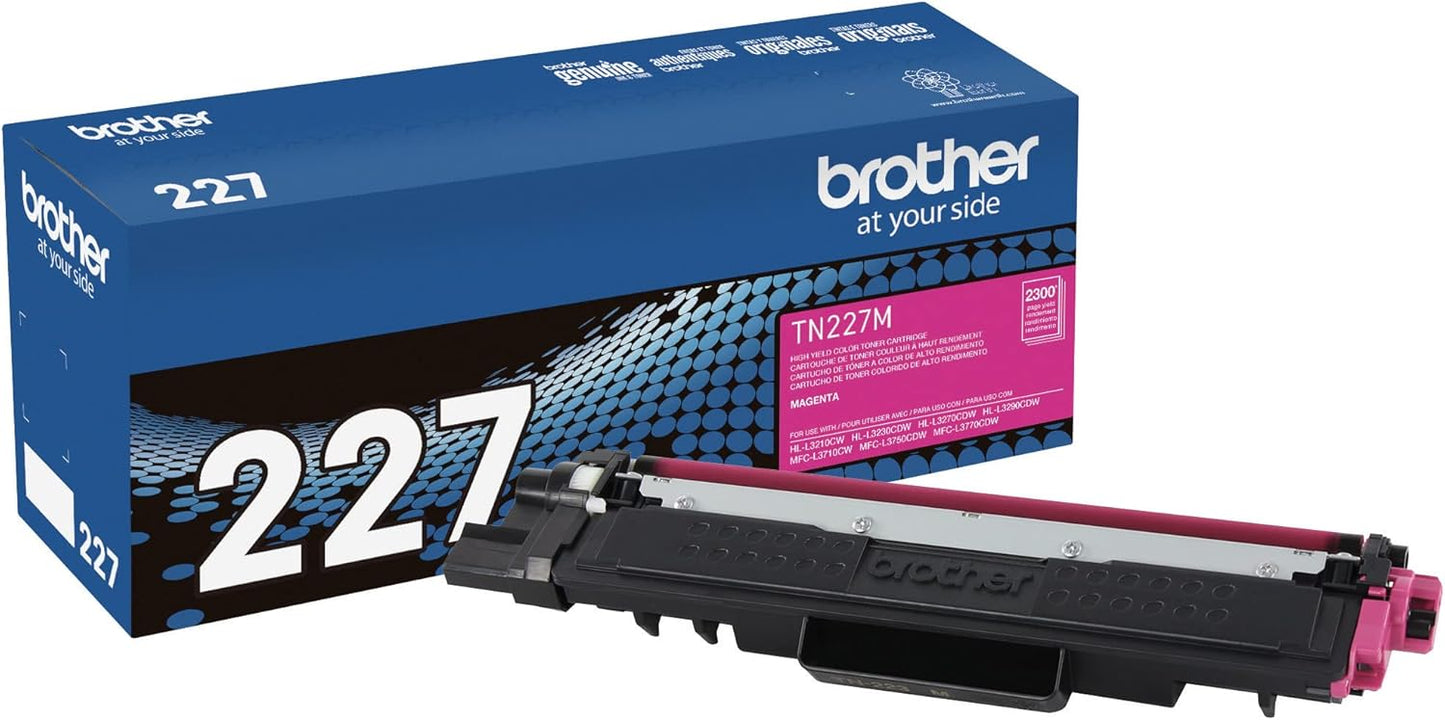 Brother Genuine TN227M High Yield Magenta Toner Cartridge Review