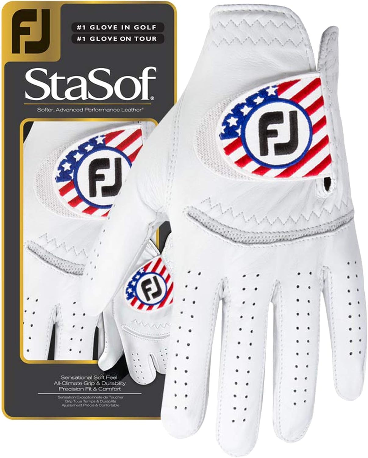 FootJoy StaSof Flag Gloves - Ultimate Performance