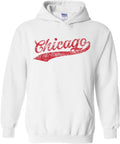 Sporty Hometown Script Hoodie for Baseball Fans and Comfort