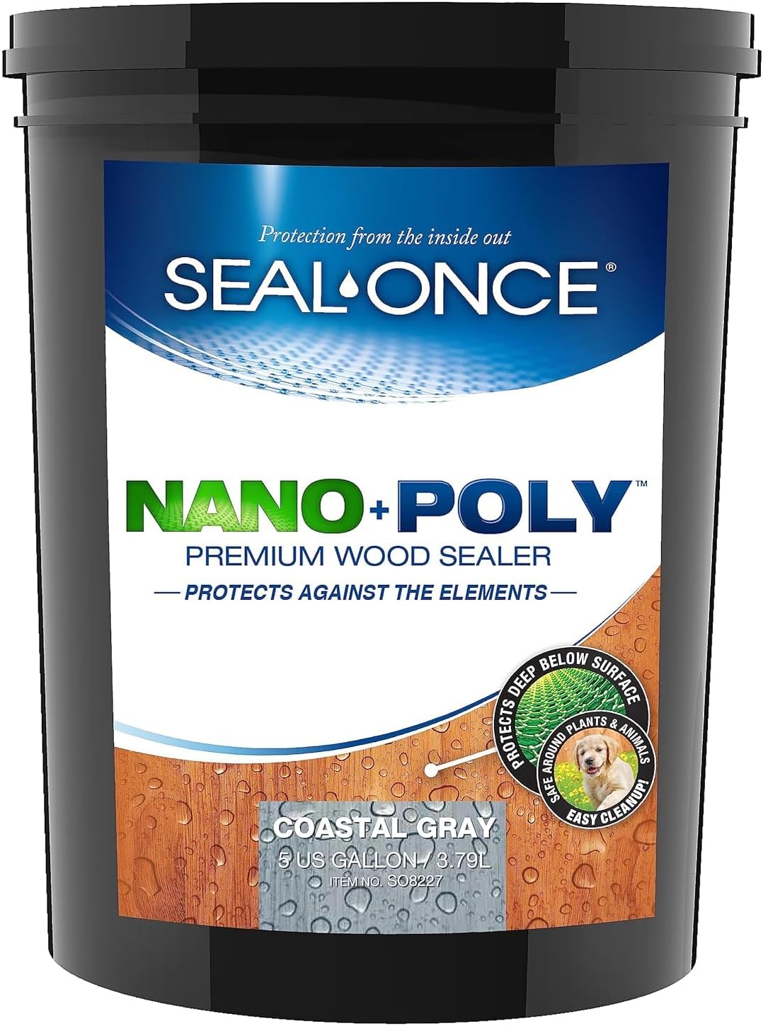 Seal-Once Nano+Poly Wood Sealer - Premium Waterproof Sealant