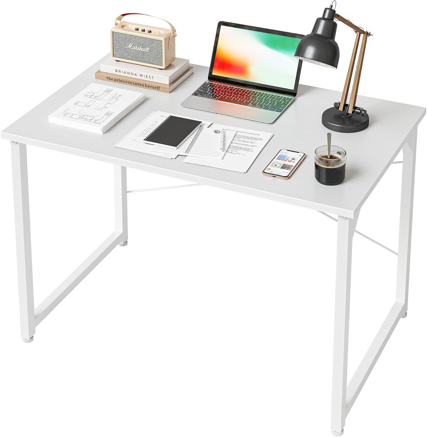 CubiCubi Computer Desk 32 inch Modern Style for Home Office