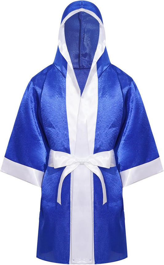 TiaoBug Boys Metallic Boxing Robe Set - Teen Halloween Cosplay