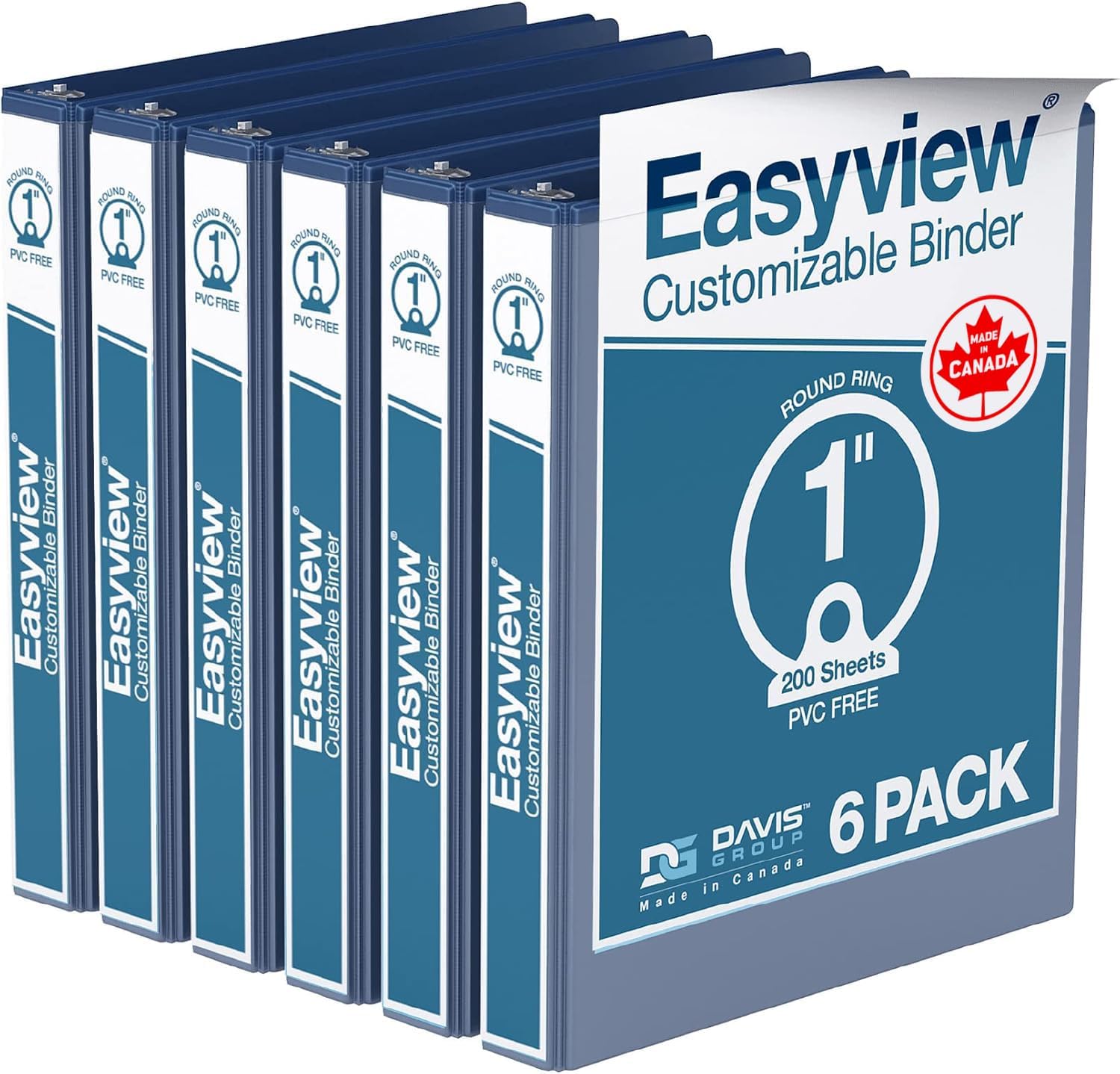 Easyview Premium 3-Ring Binders for School or Office Use