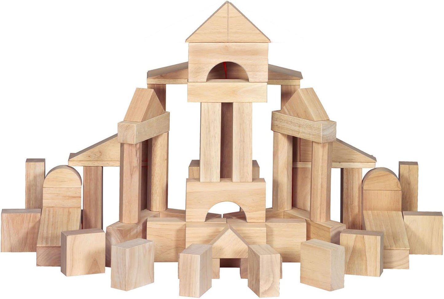 Melissa & Doug Solid-Wood Building Blocks for Creative Play