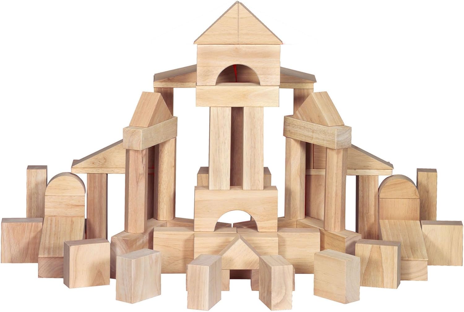 Melissa & Doug Solid-Wood Building Blocks for Creative Play