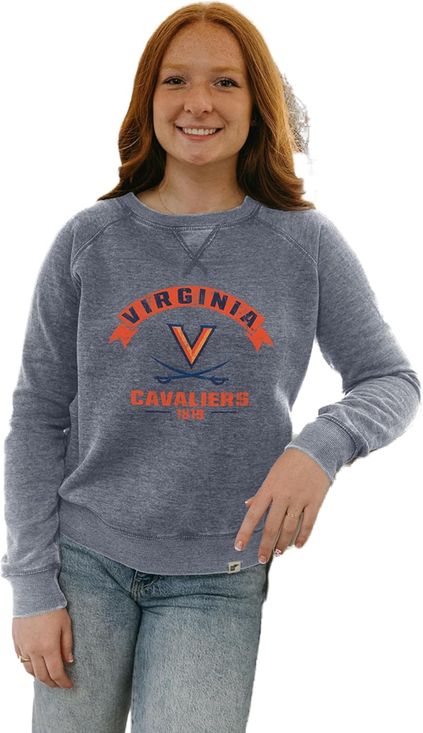 Virginia Cavaliers Women's Vintage Crewneck Sweatshirt for Fans