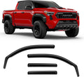 In-Channel Rain Guards for Toyota Tacoma Double Cab 2024 2025 - 4 PCS