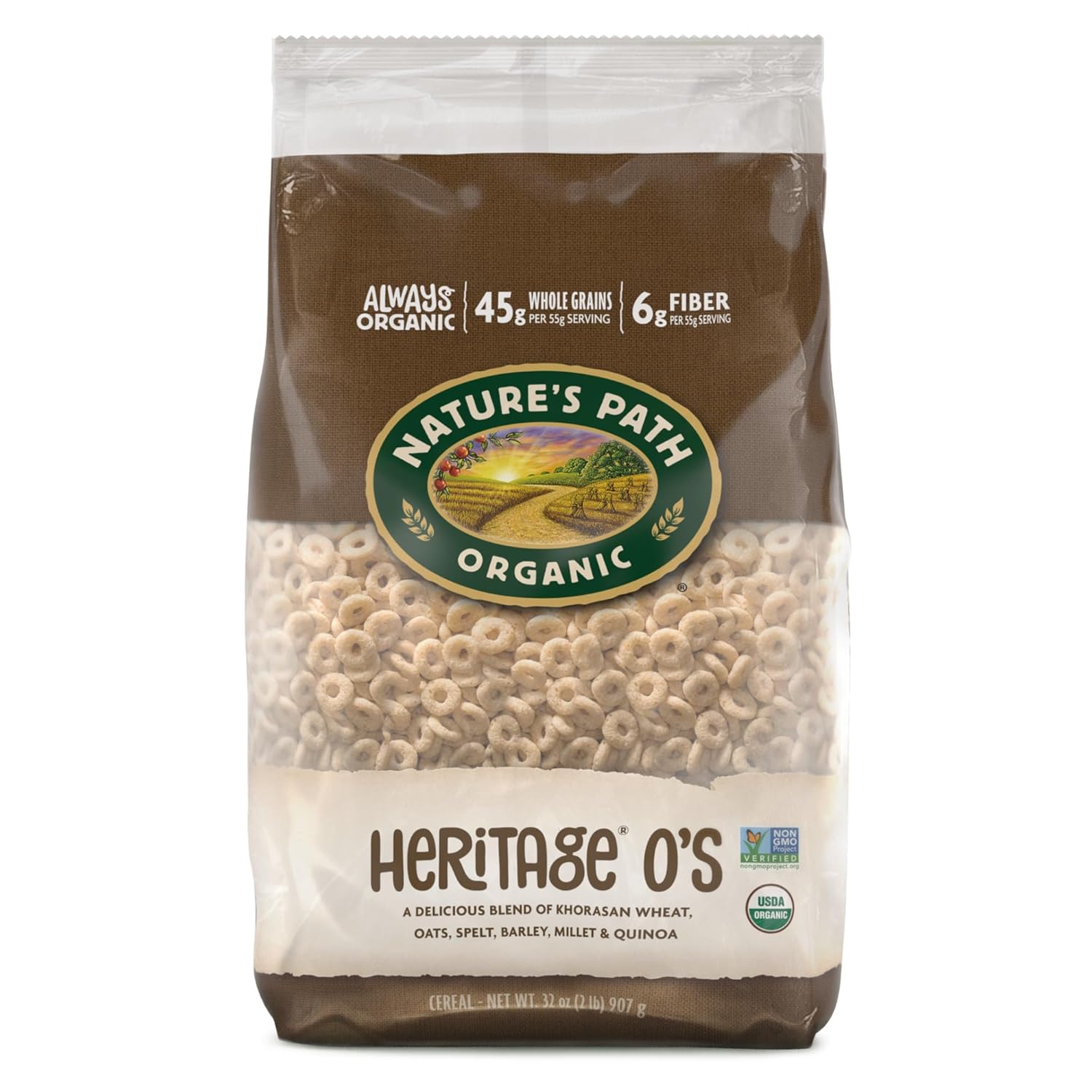 Nature's Path Organic Heritage O's Cereal - Healthy Breakfast Choice
