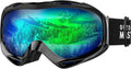 OutdoorMaster OTG Ski Goggles Over Glasses - Fog-Free UV Protection