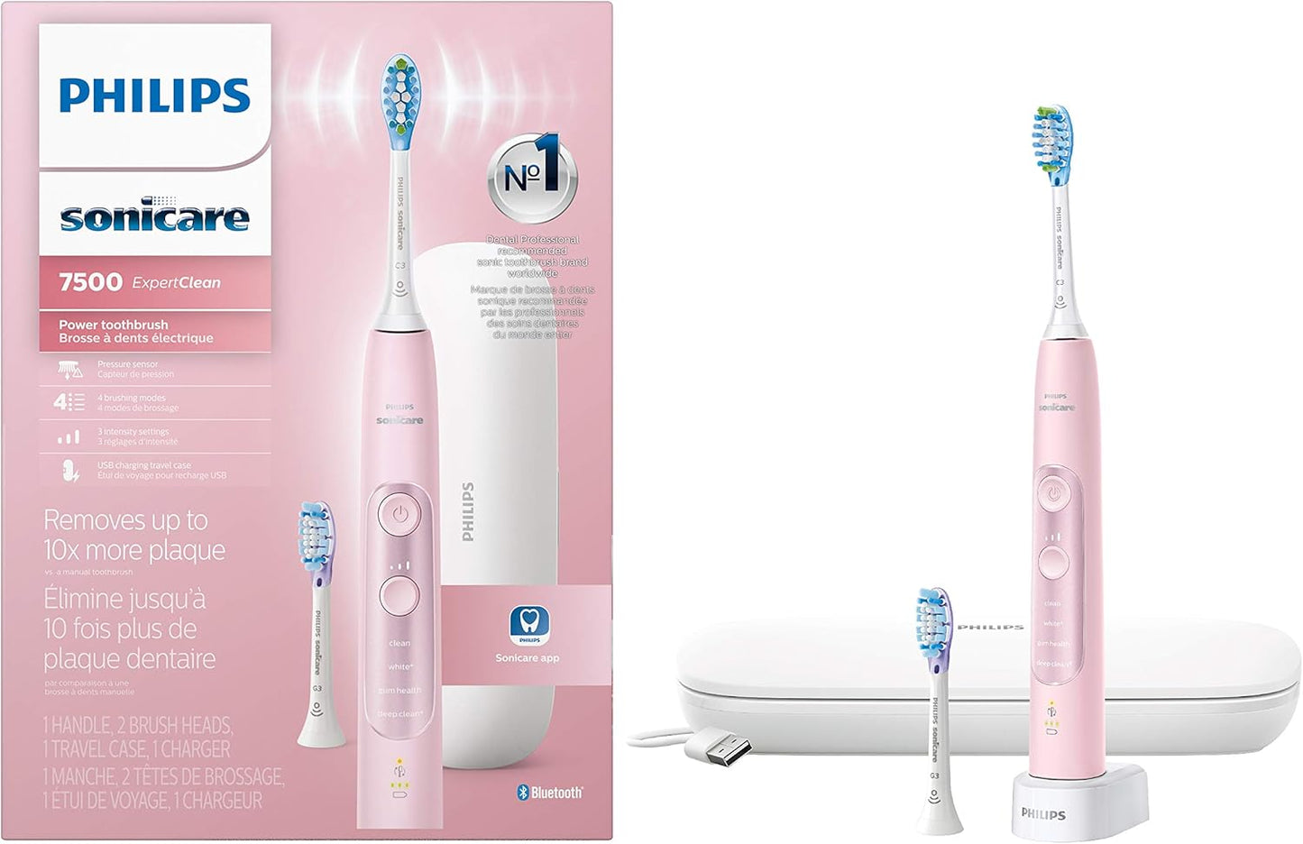 Philips Sonicare ExpertClean 7500 Pink Electric Toothbrush Review