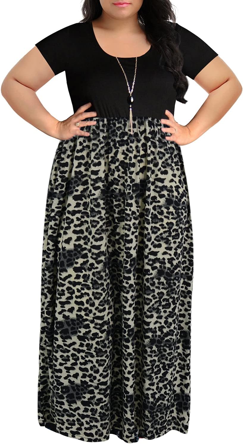 Plus Size Maxi Dresses for Curvy Women with Pockets