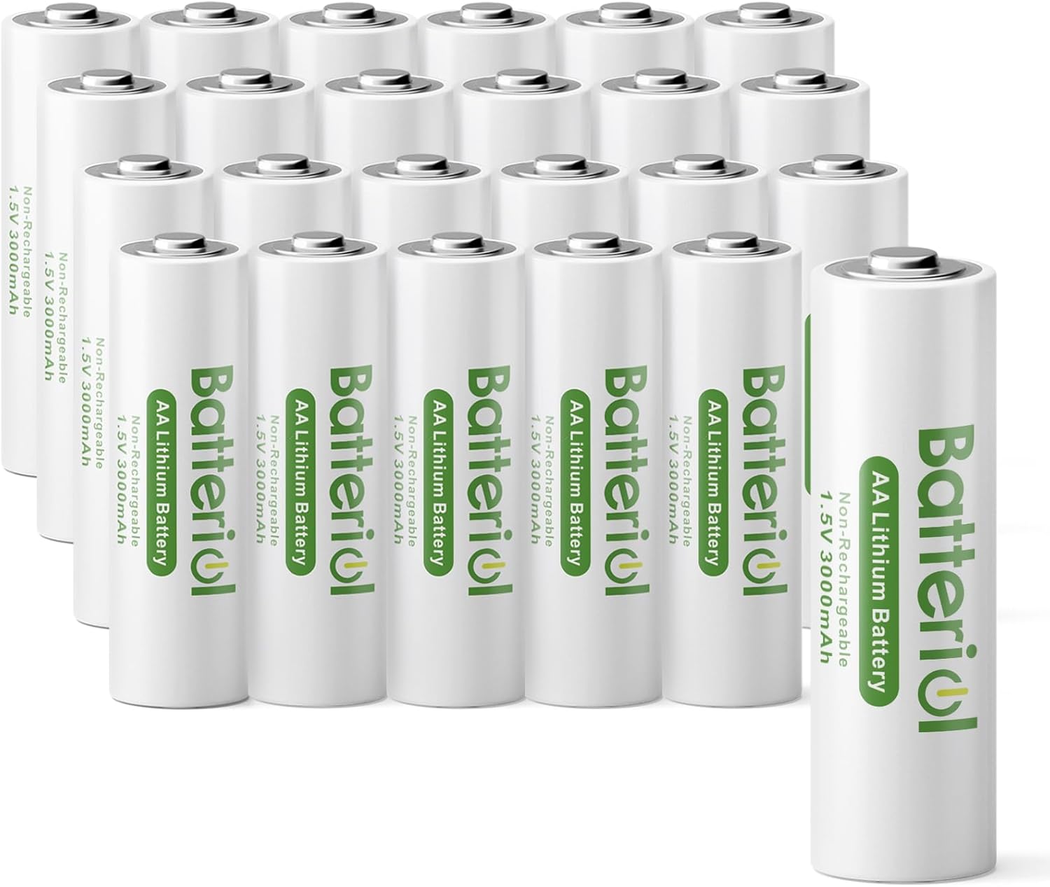 High Capacity Lithium AA Batteries for Long Lasting Performance