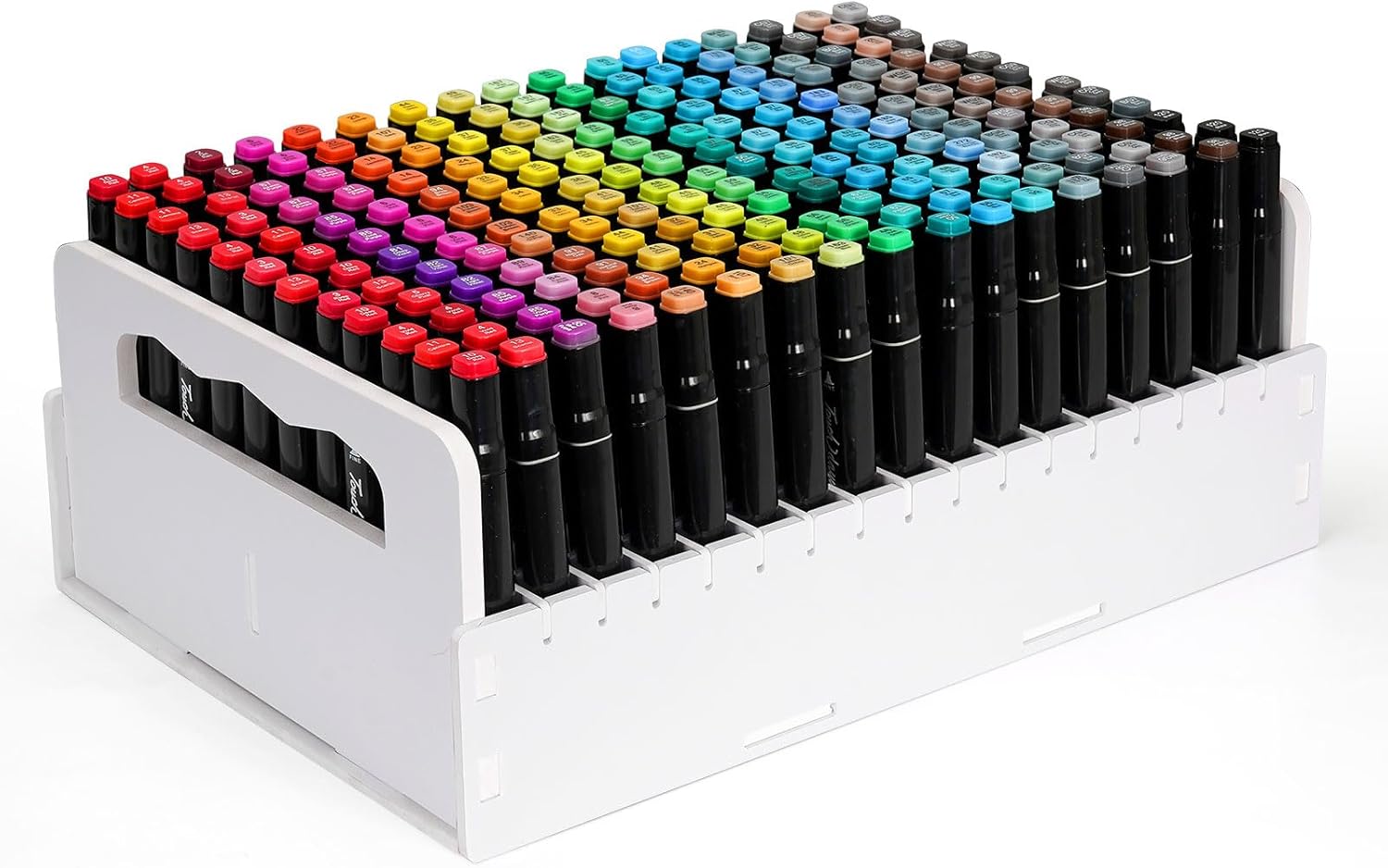 SANFURNEY Marker Pen Organizer Holder for Art Supplies