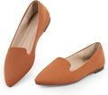 MUSSHOE Flat Shoes Women Comfortable Slip on Women's (Style B5Y8)