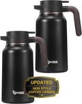 Thermal Coffee Carafe 70 oz 2 PCS - 36 Hour Hot Insulated Set