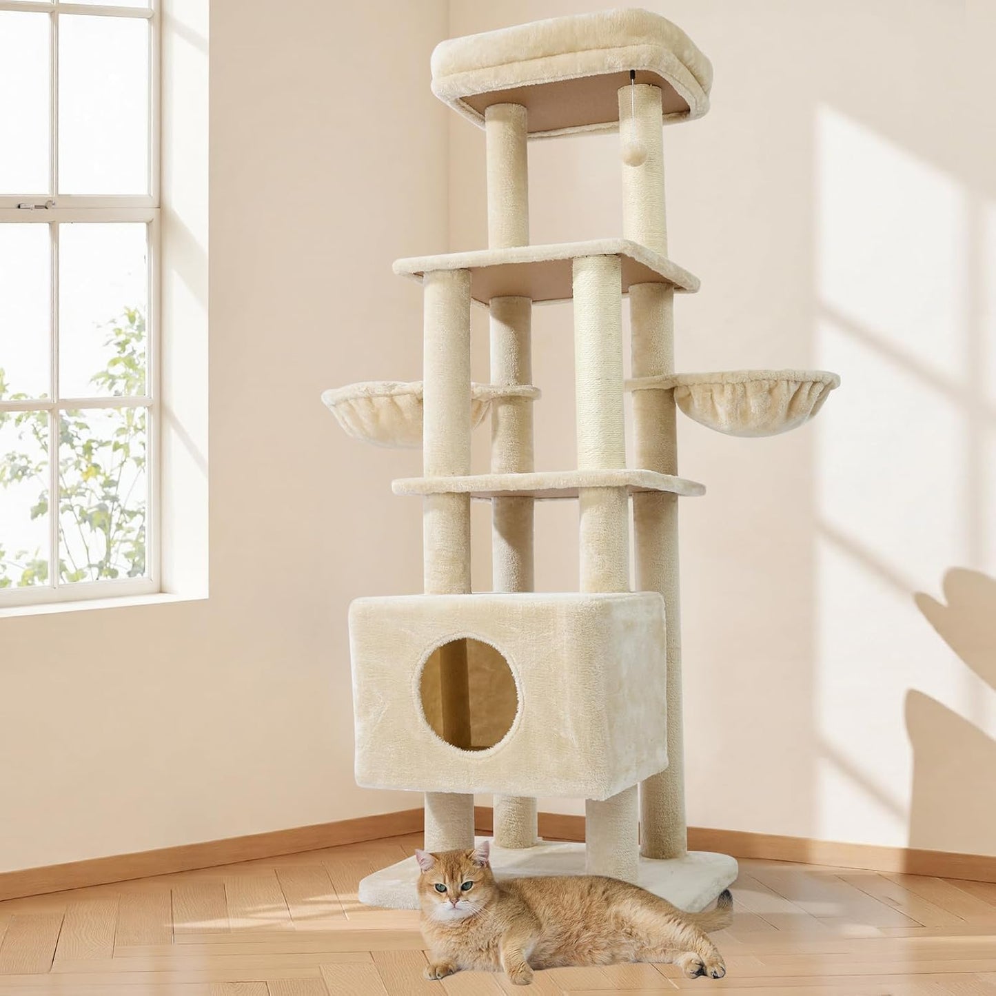 Gardner Pet 65in Heavy Duty Cat Tree Tower for Large Cats