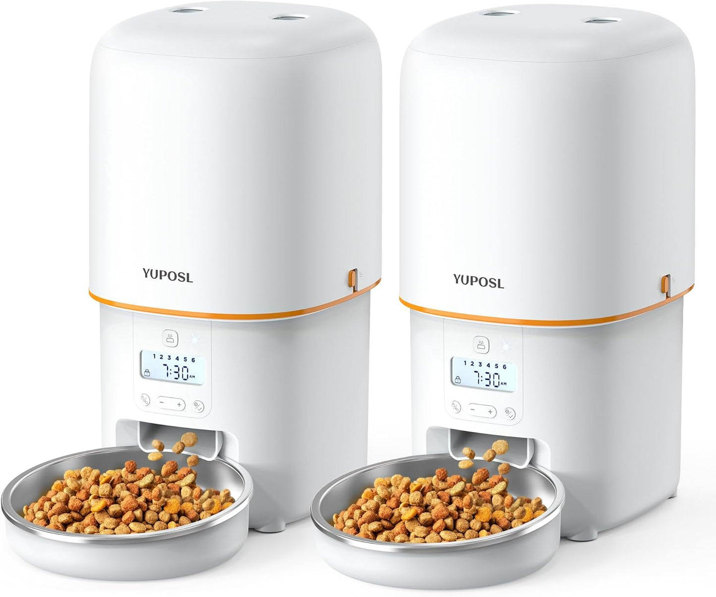 Automatic Cat Feeder for 2 Cats - Timed Food Dispenser 4L