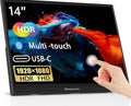 14 Touchscreen Monitor: FHD HDR Display