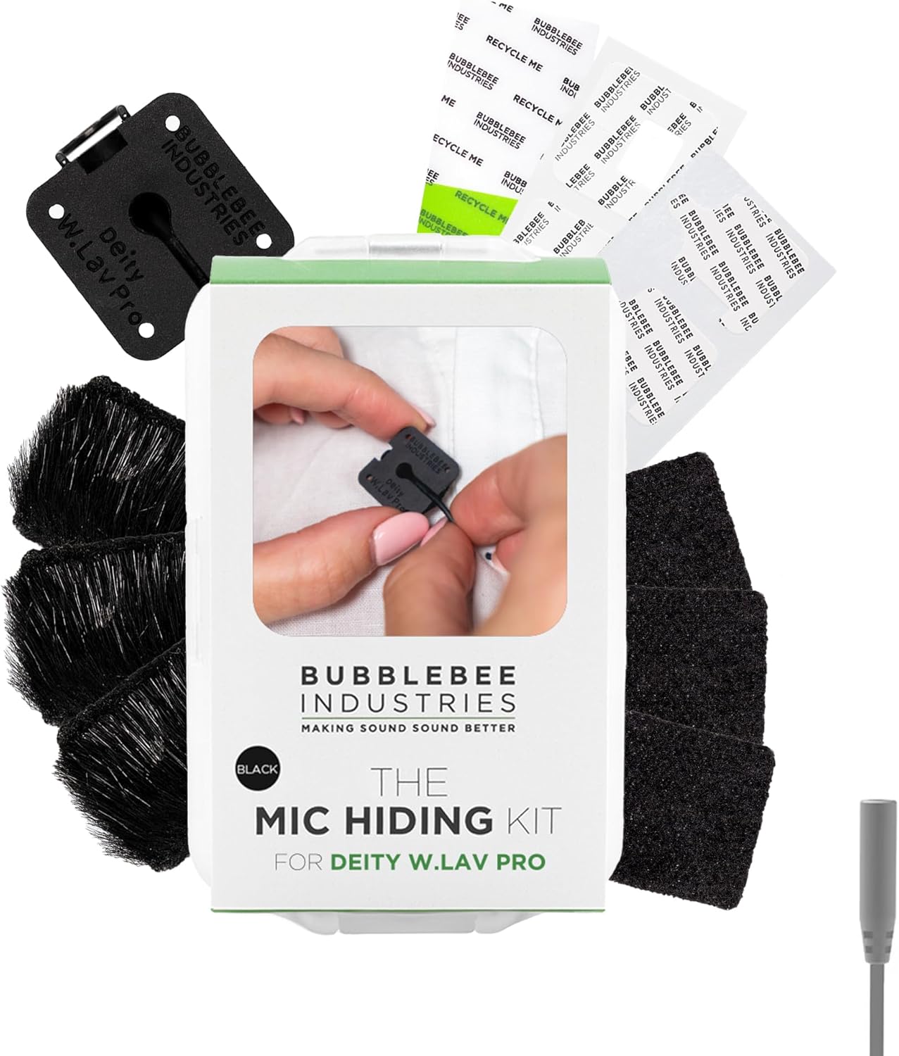 Bubblebee Mic Hiding Kit for Deity W.Lav Pro - Ultimate Audio Solution