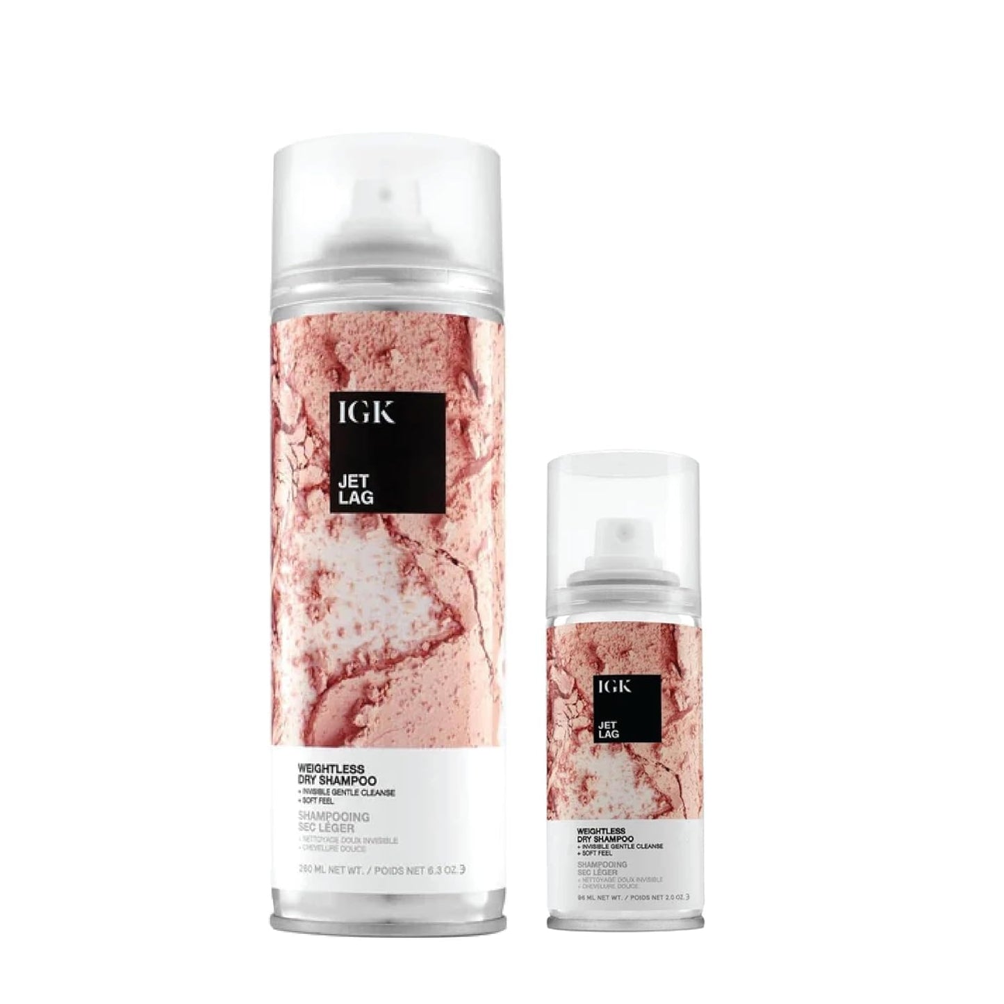 IGK JET LAG Invisible Dry Shampoo for Weightless Refresh Style